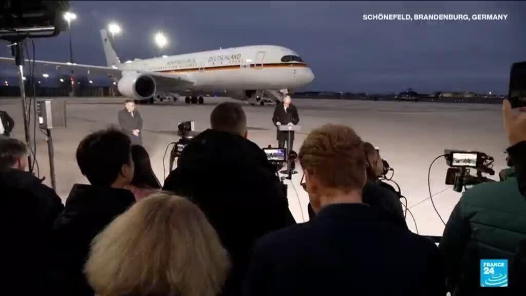 Video thumbnail for Germany's Merz to push for 'fair' economic competition on first visit to China