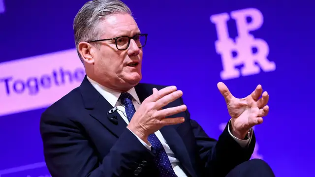 'Video thumbnail for UK’s Starmer hosts summit promoting progressive politics amid protests'