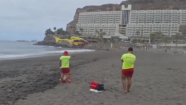 Video thumbnail for Hubschrauber-Rettung am Strand von Taurito
