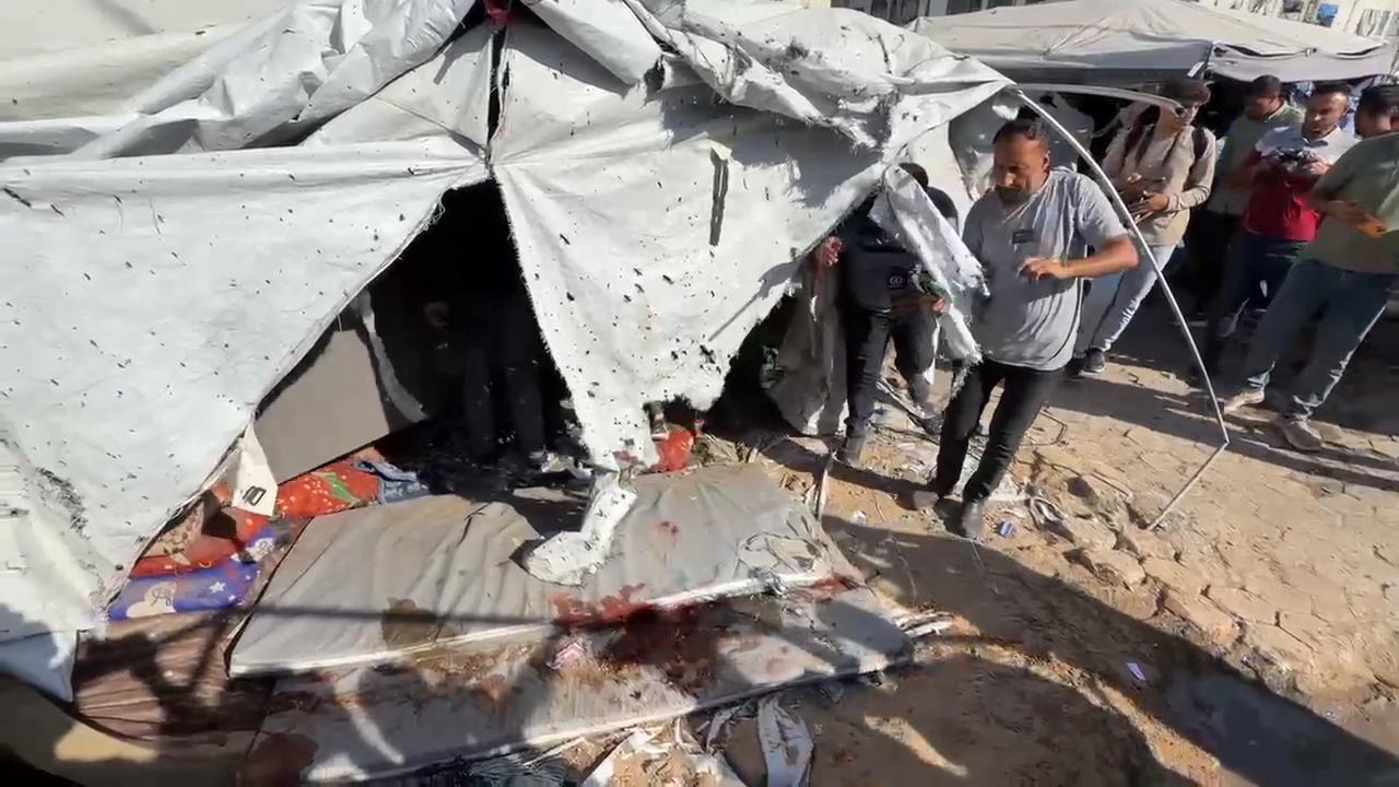 Video thumbnail for Gaza Strike Hits Displaced Camp 5.