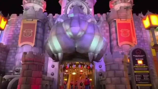 'Video thumbnail for Epic Universe Mario Kart: Bowser's Challenge Queue Tour and Pre-Show | Super Nintendo World Orlando'