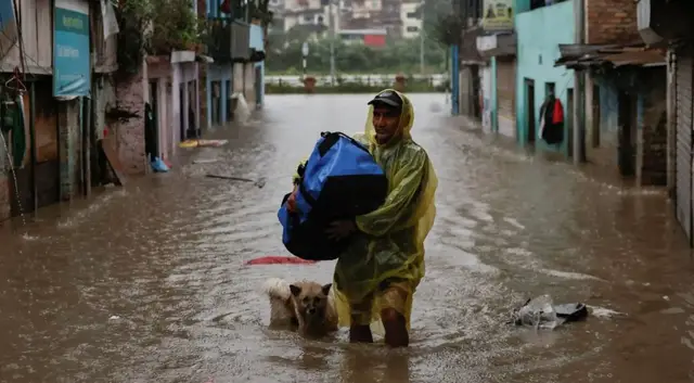 'Video thumbnail for At least 47 killed in Nepal as heavy rains trigger landslides, flash floods'
