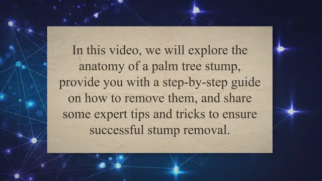 Video thumbnail for How to Remove a Palm Tree Stump