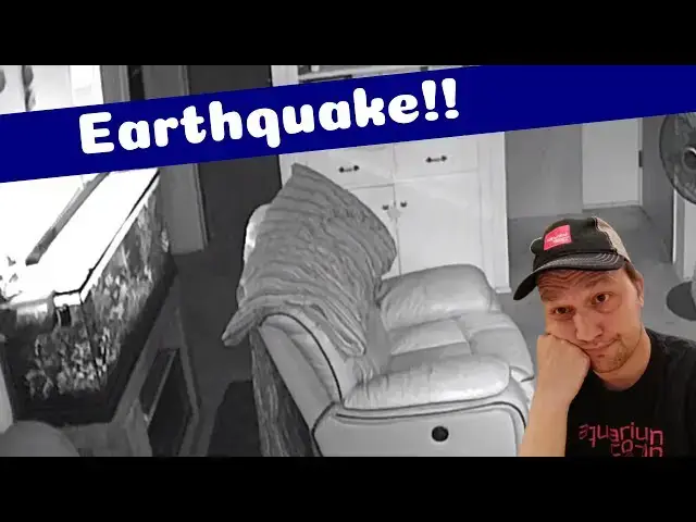 Video thumbnail for My Aquarium experiencing the 7.1 Ridgecrest Earthquake from 150 miles away