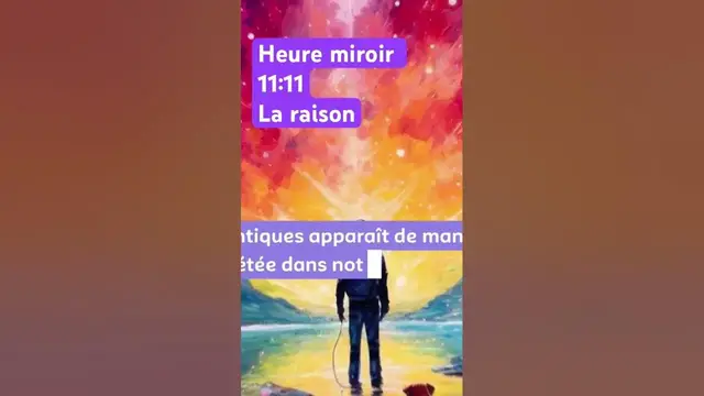 Video thumbnail for Heure miroir 11:11 La raison