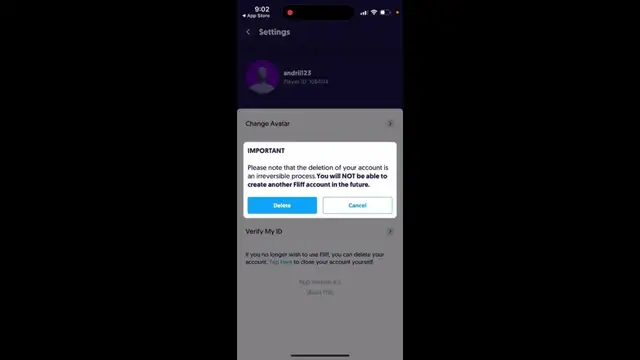 Video thumbnail for How to delete an account in Fliff Social Sports Picks app?