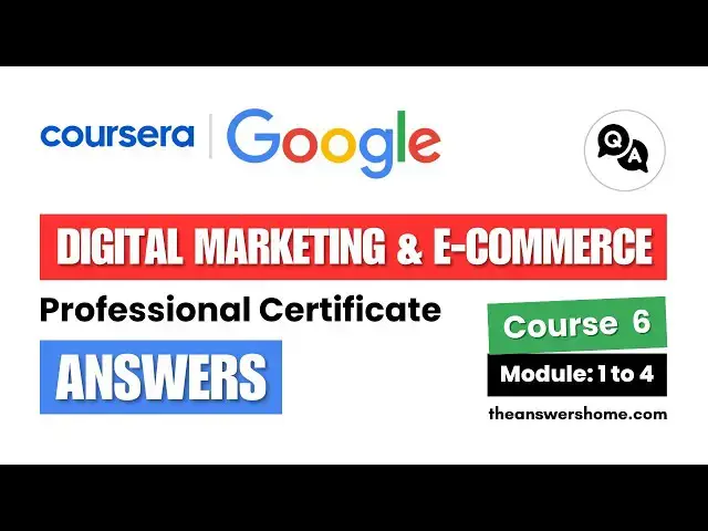 Video thumbnail for Make the Sale: Build, Launch, and Manage E-commerce Stores Answers | Google Digital Marketing