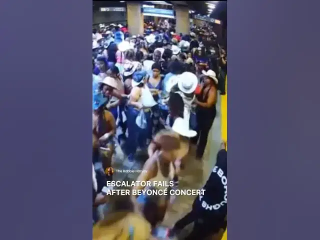 'Video thumbnail for Escalator Failure After Beyoncé Concert Injures Nine'
