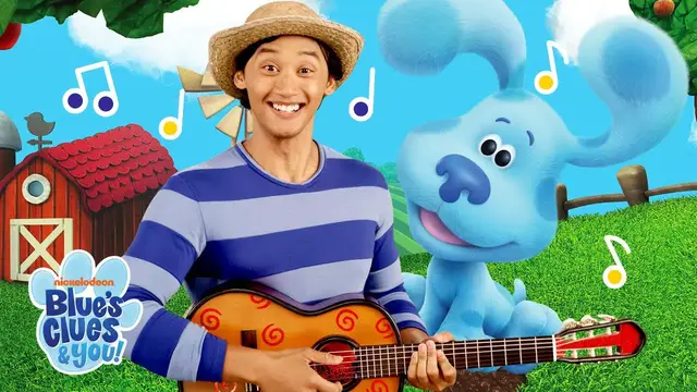 Video thumbnail for Old McDonald Nursery Rhyme Sing Along w Josh & Blue 🐷 Blue's Clues & You!