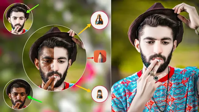 'Video thumbnail for Face Smooth Photo Editing Full Tutorial In Mobile | Autodesk Photo Editing | White Skin Editing'