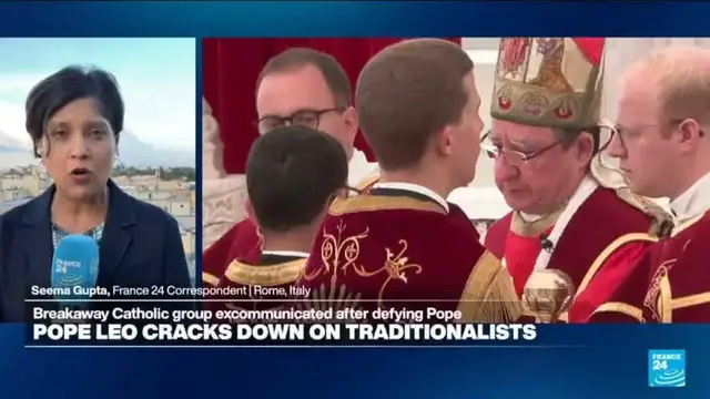 Video thumbnail for Vatican excommunicates six ultraconservative bishops over ordination