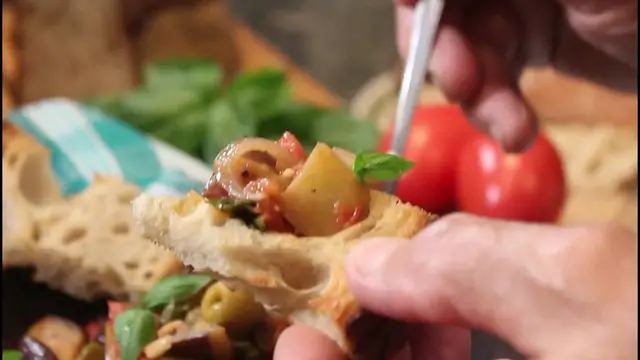 Video thumbnail for This Might Be the BEST Way to Eat Eggplant | Caponata Recipe