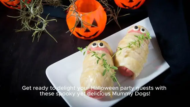 Video thumbnail for Mummy Dogs Recipe