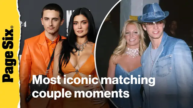 Video thumbnail for The most iconic matching celebrity couple moments of all time: From Timothée and Kylie to Britney and Justin