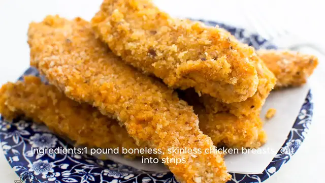 Video thumbnail for Baked Buttermilk Chicken Strips Recipe