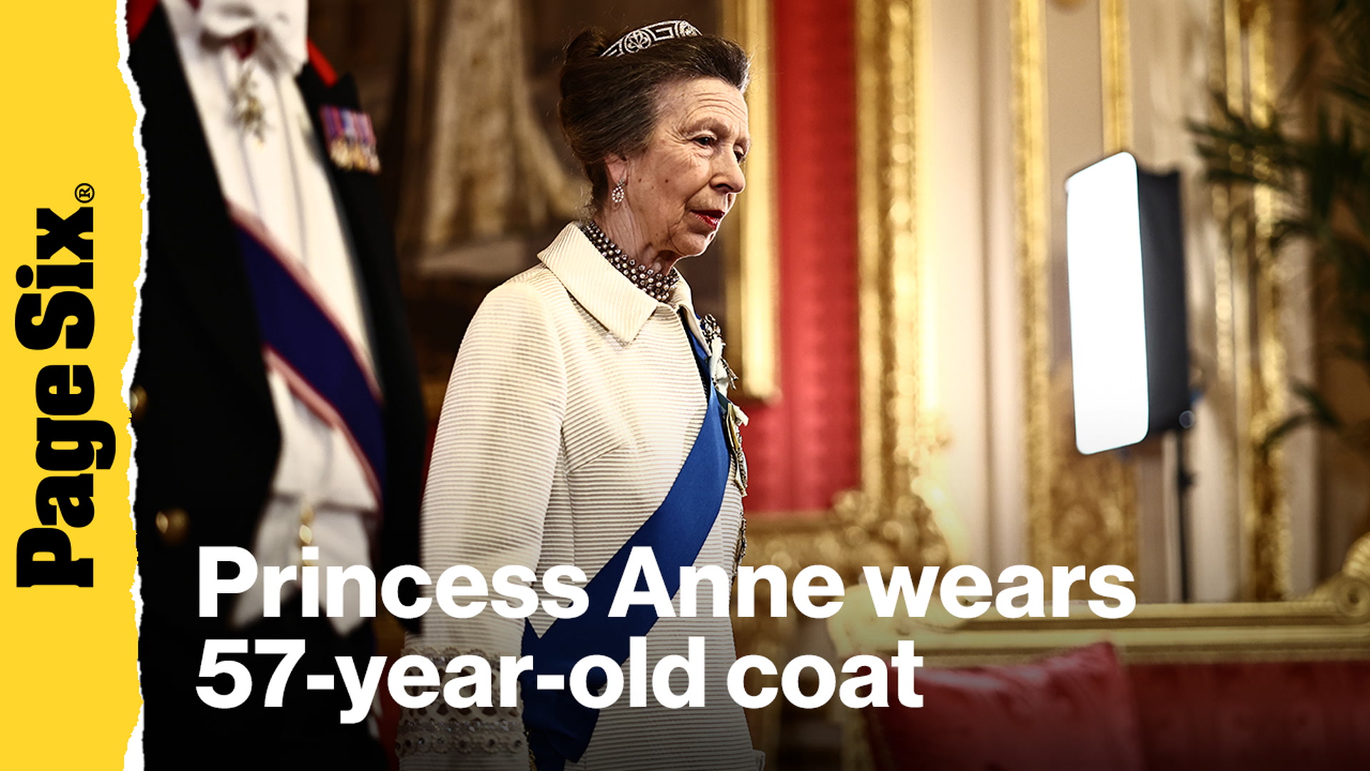 Video thumbnail for Princess Anne brings back 57-year-old coat for Nigerian state banquet