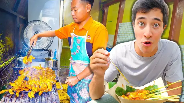 Video thumbnail for Indonesian Street Food in Bandung!! CRAZY Sundanese BBQ + Frog Legs & Udder Sate!