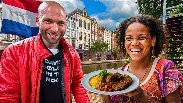 Video thumbnail for Must Try Diverse Food Tour In Rotterdam, Netherlands!! Trying Kapsalon!!