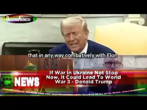 Video thumbnail for If War In Ukraine Not Stop Now, It Could Lead To World War 3 - Donald Trump