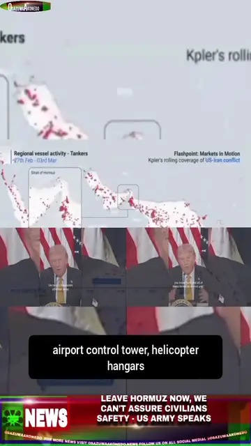 Video thumbnail for Leave Hormuz Now, We Can’t Assure Civilians Safety – US Army Speaks