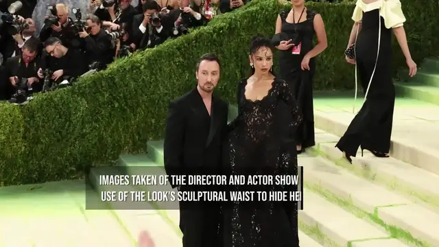Video thumbnail for IN CASE YOU MISSED IT: Zoe Kravitz hides engagement ring on Met Gala red carpet.