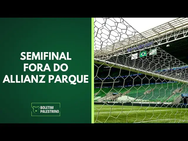 'Video thumbnail for PALMEIRAS FORA DO ALLIANZ PARQUE NAS SEMIFINAIS DO PAULISTÃO?'