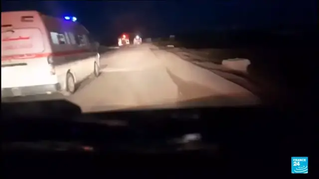 Video thumbnail for Phone footage appears to contradict Israeli account of killing of Gaza medics