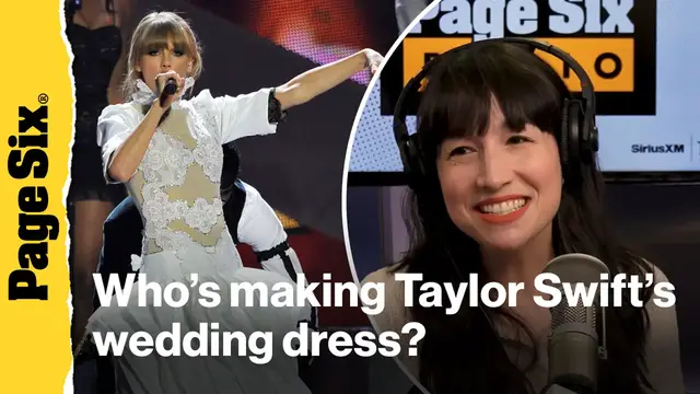 Video thumbnail for Who's making Taylor Swift's wedding dress? A longtime Swiftie and style expert weighs in