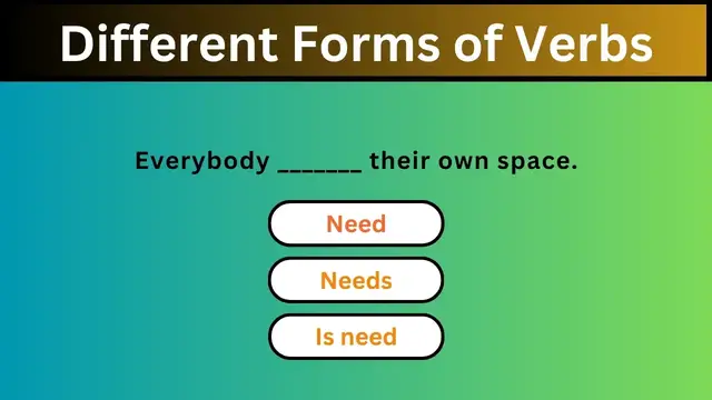Video thumbnail for English Grammar Practice ||  Different Forms of Verbs Part 10 || English Grammar Test