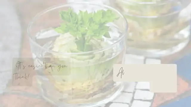 Video thumbnail for How to grow celery in water at home