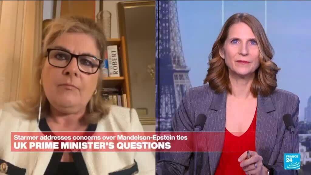 Video thumbnail for UK Prime Minister Starmer addresses concerns over Mandelson-Epstein ties