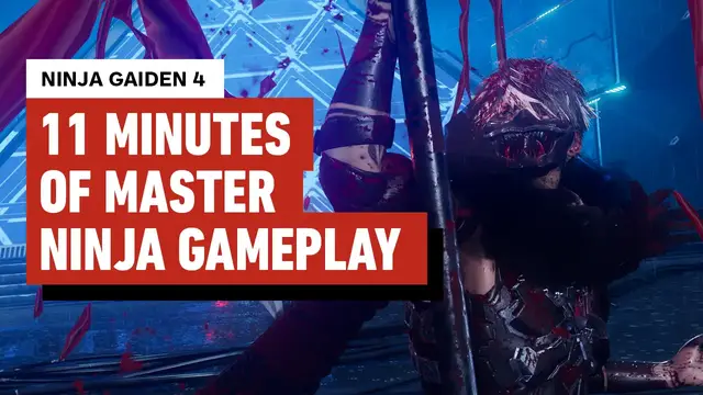 'Video thumbnail for Ninja Gaiden 4 - 11 Mins of Master Ninja Difficulty'