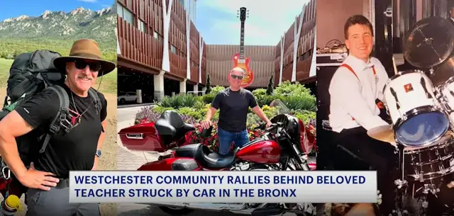 Video thumbnail for Eastchester community rallies around beloved teacher after bicycle crash