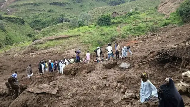 'Video thumbnail for Death toll rises after deadly landslide levels Darfur village'