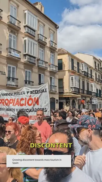 Video thumbnail for Spain's Growing Concern: The Rise of Tourism-Phobia