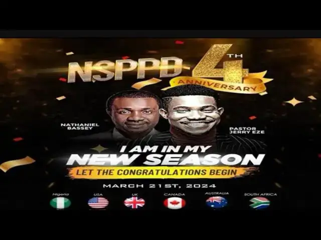Video thumbnail for PASTOR NATHANIEL BASSEY WITH PASTOR JERRY EZE @ THE 4TH ANNIVERSARY OF NSPPD #nsppd GLORY 😇🤩❤️
