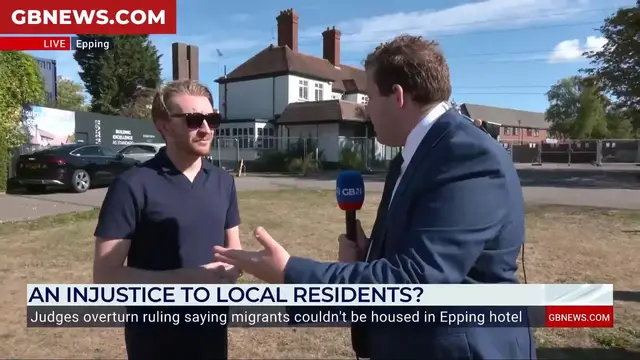 'Video thumbnail for WATCH: Epping councillor Jaymey McIvor tells GB News he is 'gutted' by hotel ruling'