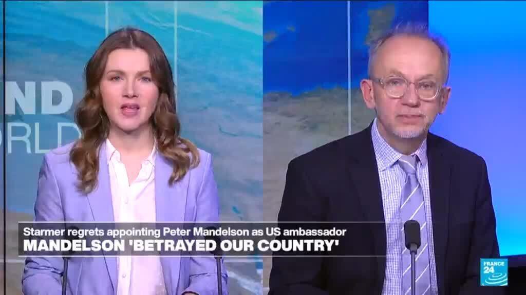 Video thumbnail for UK PM Starmer says Mandelson "lied" to government