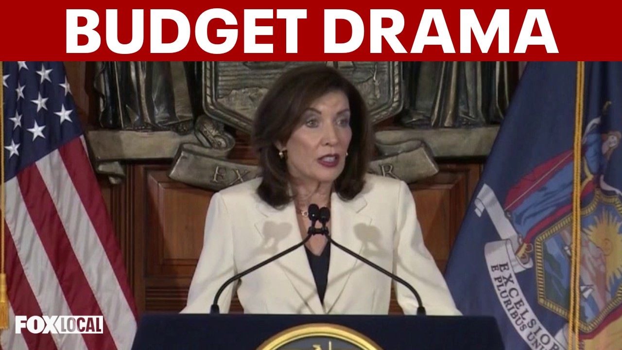 Video thumbnail for NY budget deal in doubt after Hochul announcement challenged by Assembly speaker