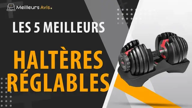 Video thumbnail for ⭐️ MEILLEURS HALTÈRES RÉGLABLES - Comparatif 2023
