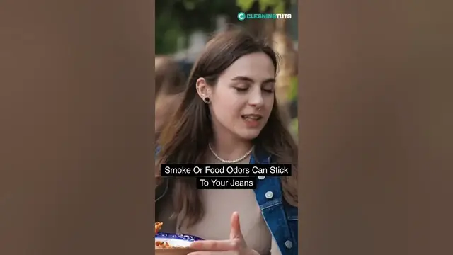 Video thumbnail for why do jeans smell?  | #shorts