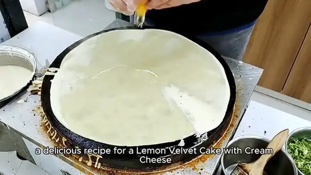 Video thumbnail for Lemon Velvet Cake With Cream Cheese Frosting