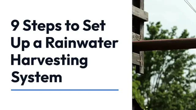 Video thumbnail for How to install a rainwater harvesting system