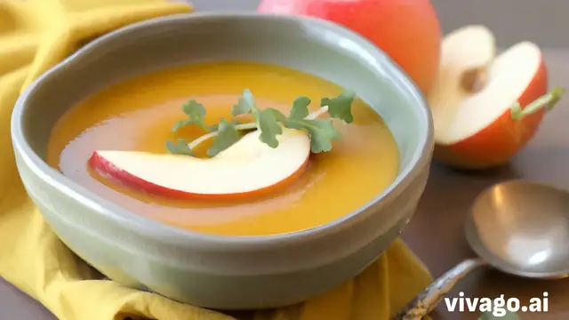 Video thumbnail for Butternut Squash and Apple Soup