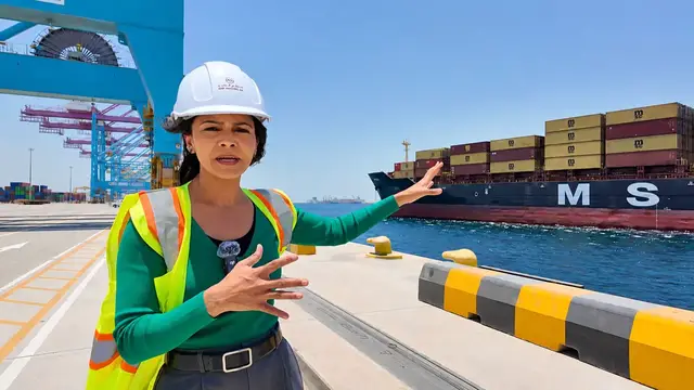 Video thumbnail for Strait of Hormuz uncertainty boosts Gulf ports as ships divert to Qatar hubs