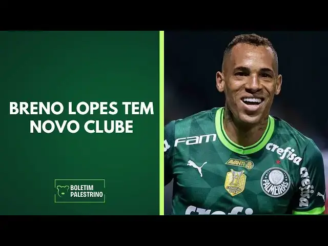 'Video thumbnail for OBRIGADO, BRENO LOPES! PALMEIRAS EMPRESTA ATACANTE'