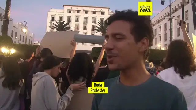 'Video thumbnail for GenZ protesters return to streets in Morocco after pause'