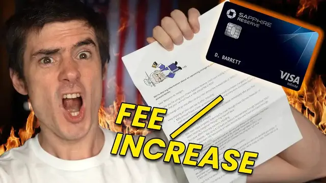 Video thumbnail for Ben Hedges: chase sapphire reserve fee increase to $550