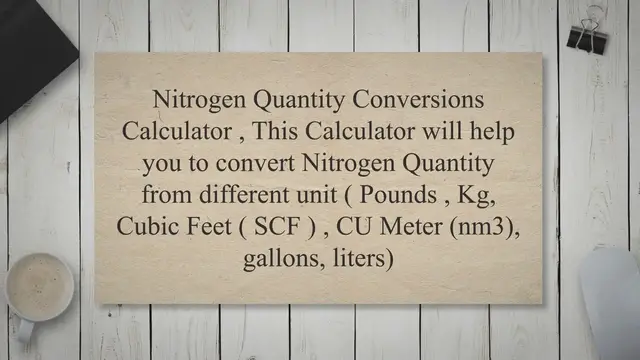Video thumbnail for Nitrogen Quantity Conversions Calculator