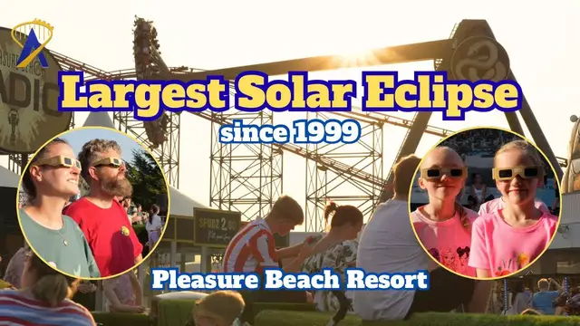 Video thumbnail for Largest Solar Eclipse Since 1999 Seen From Pleasure Beach Resort